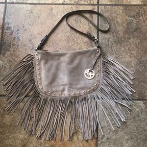 Michael Kors Suede Fringe Bag